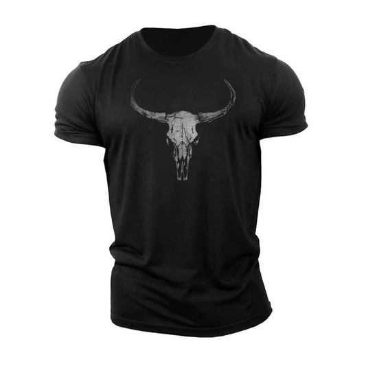 Dark Bull Skull T-Shirt