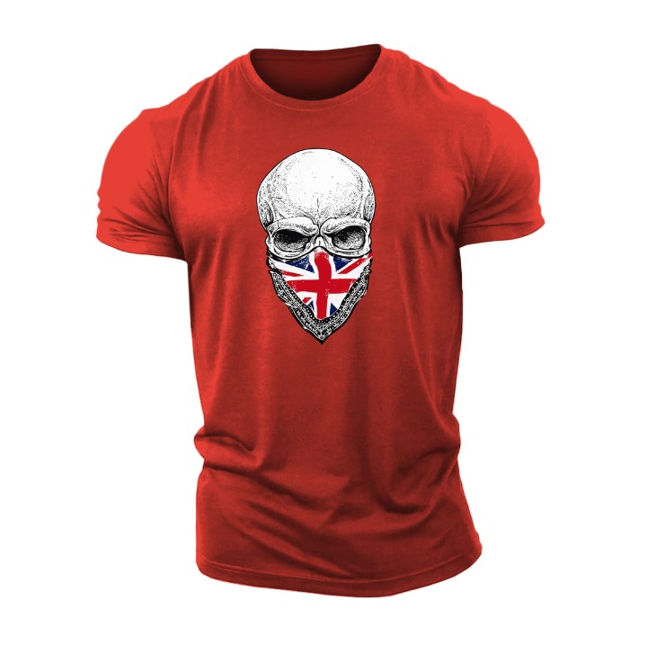 Union Jack Bandana Skull T-Shirt