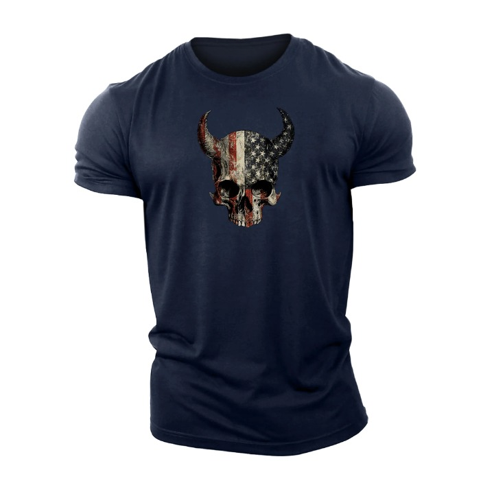 American Devil Skull T-Shirt