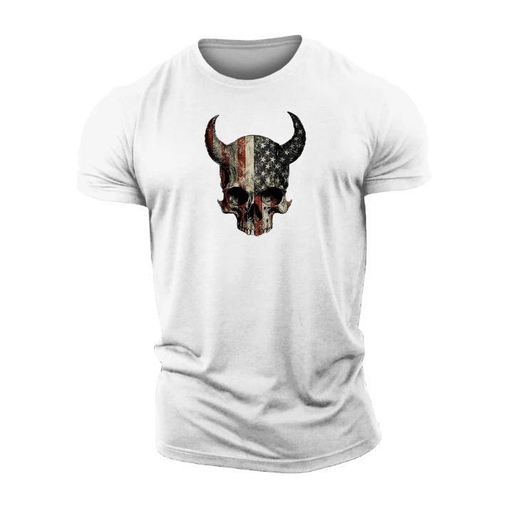 American Devil Skull T-Shirt