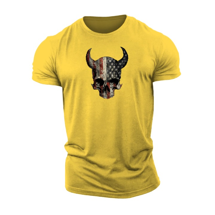 American Devil Skull T-Shirt