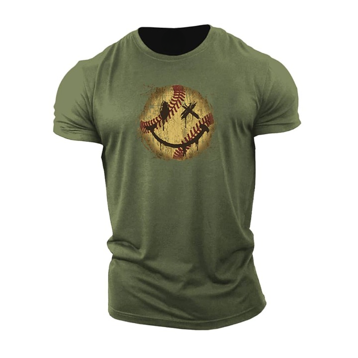 Baseball Smiley T-Shirt