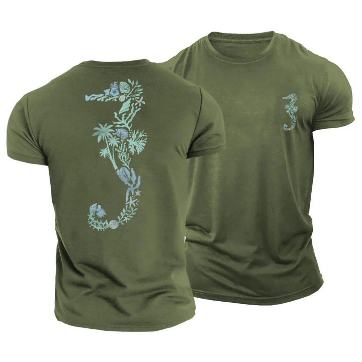 T-shirt Cavalo-marinho Salgado