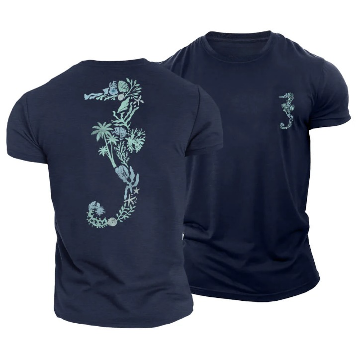 T-shirt Cavalo-marinho Salgado