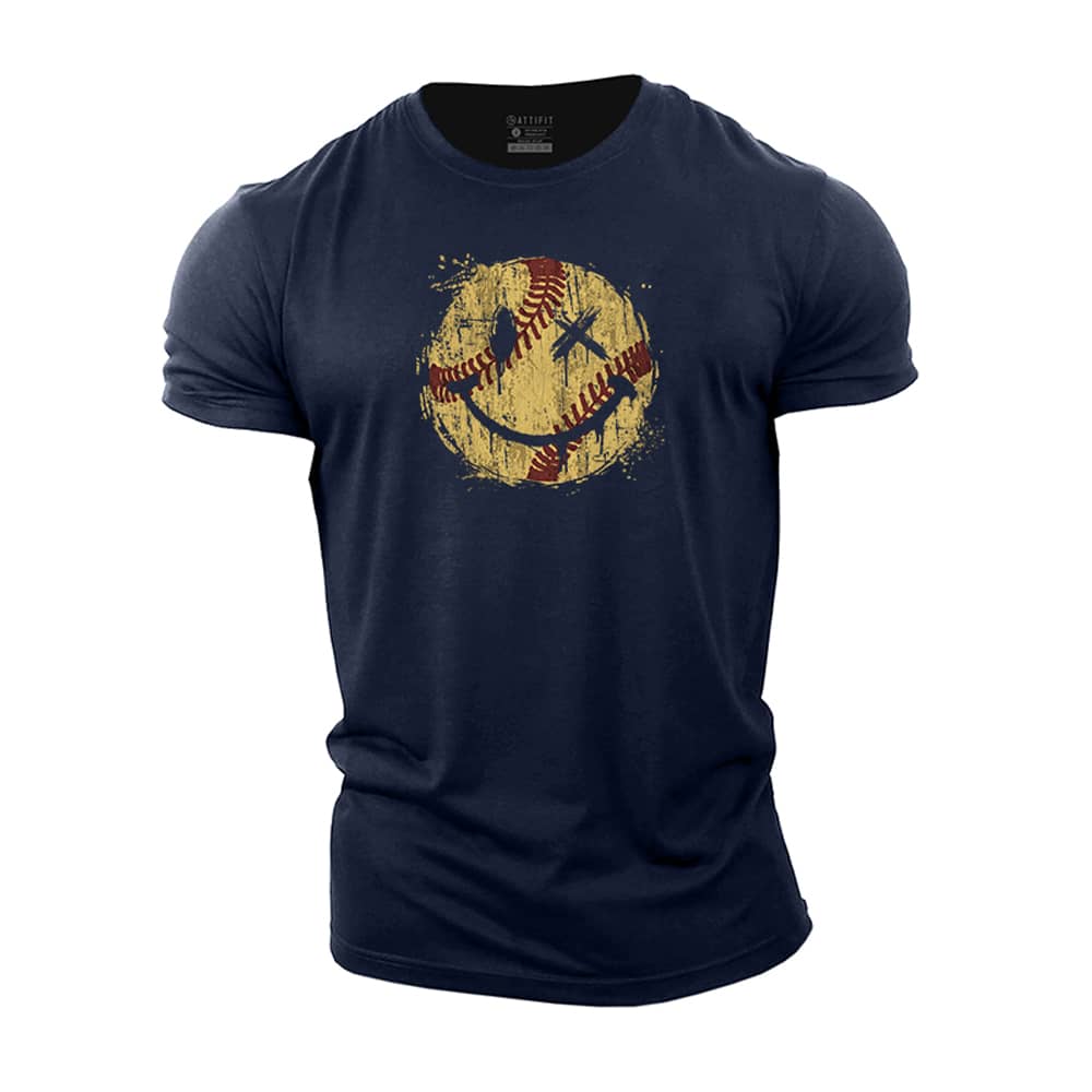Baseball Smiley T-Shirt