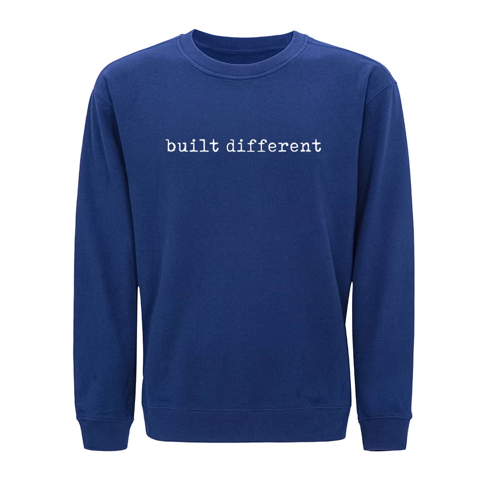 Bygget anderledes sweatshirt