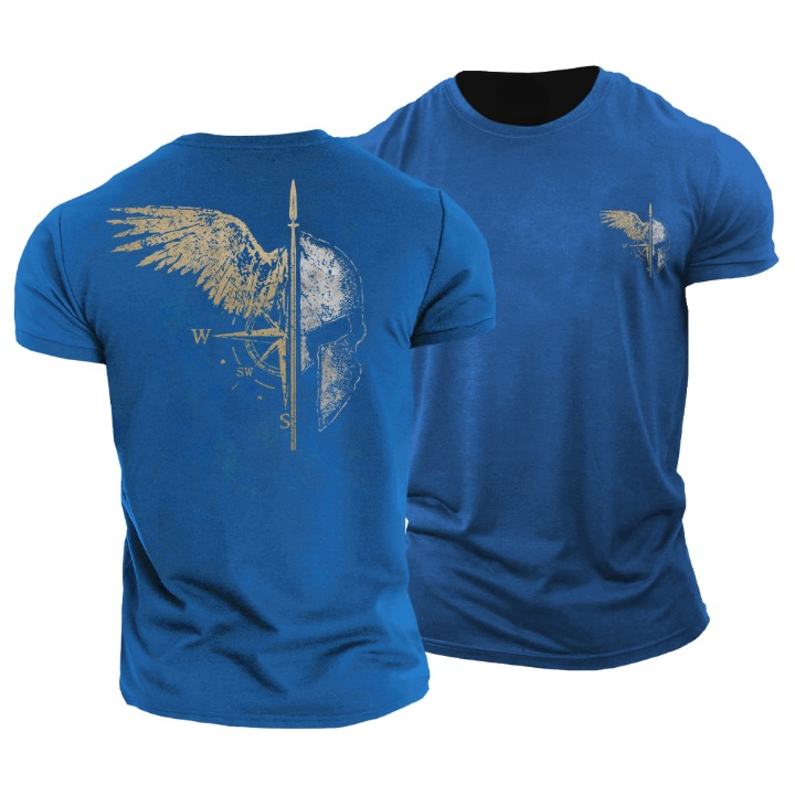 T-shirt Σπαρτιάτη Πολεμιστή με Φτερά