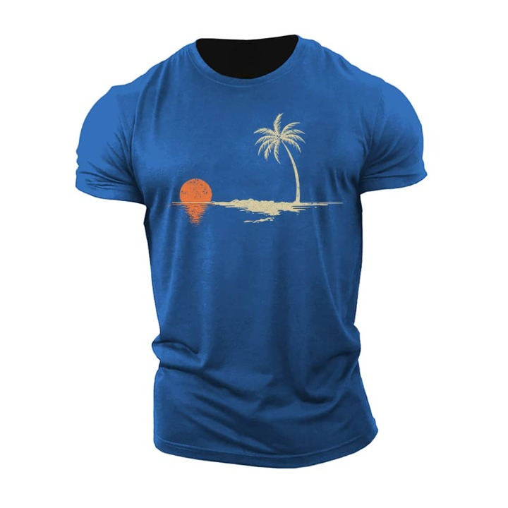 Palm Sunset Reflection T-Shirt