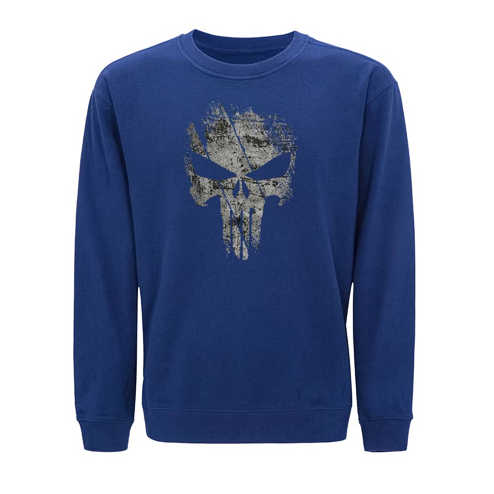 Broken Punisher Skull Sweatshirt