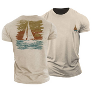 Sailing Boat Sunset T-Shirt