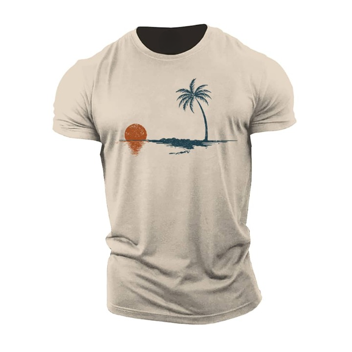 Palm Sunset Reflection T-Shirt
