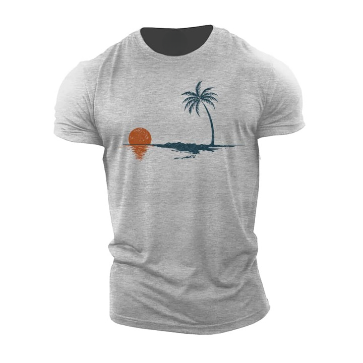 Palm Sunset Reflection T-Shirt