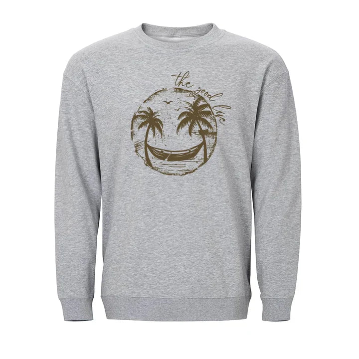Smiley Palm Tree Sweatshirt