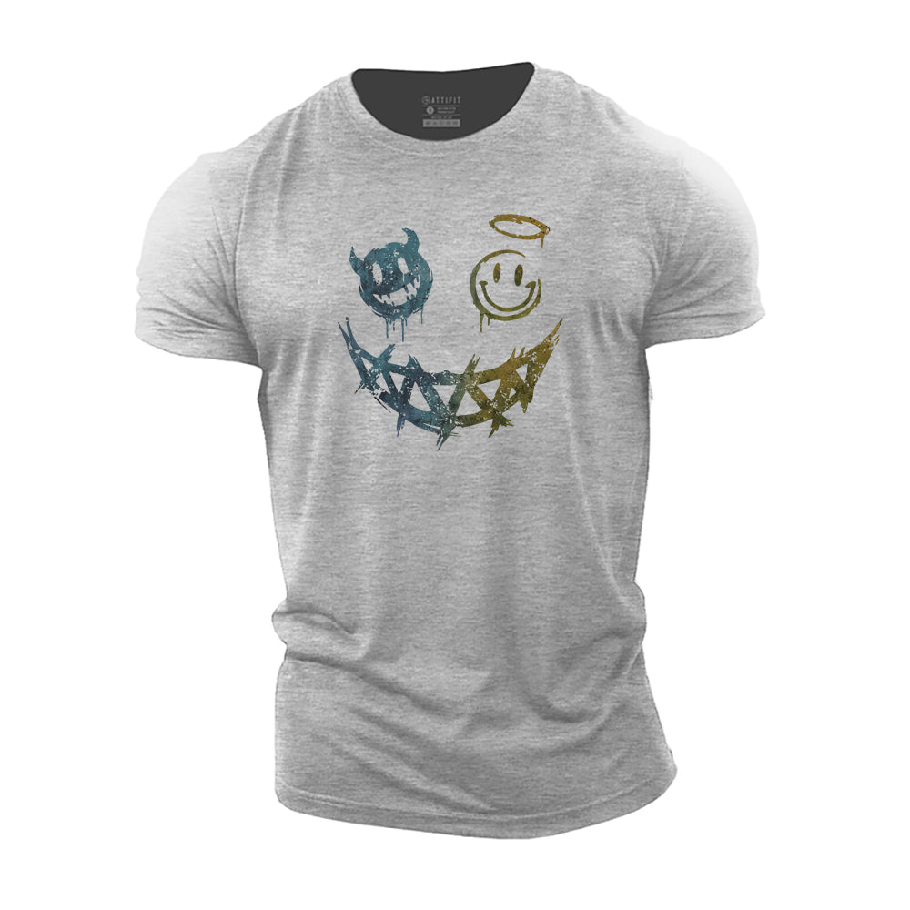 Devil Angel Smiley T-Shirt