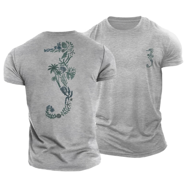 T-shirt Cavalo-marinho Salgado