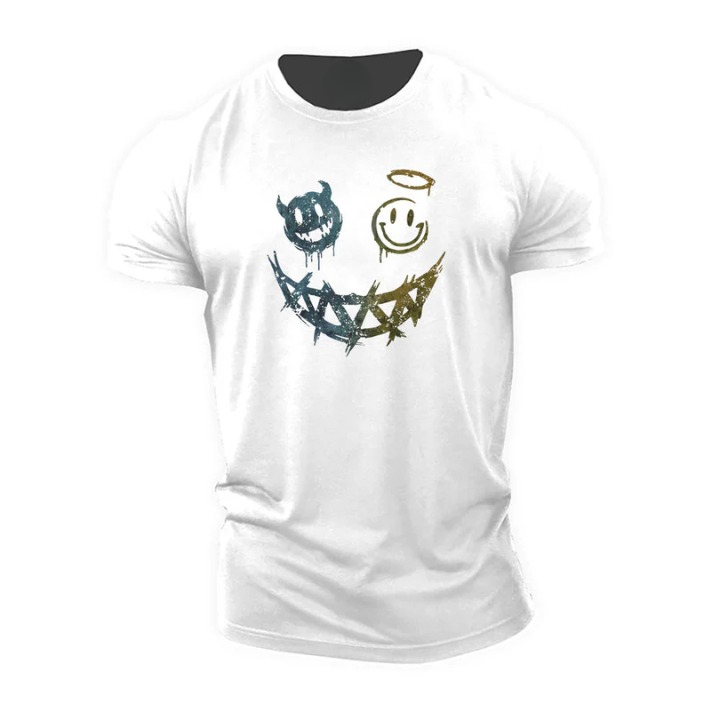 Devil Angel Smiley T-Shirt