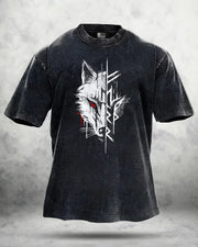 Wolf Red Eye Washed T-Shirt