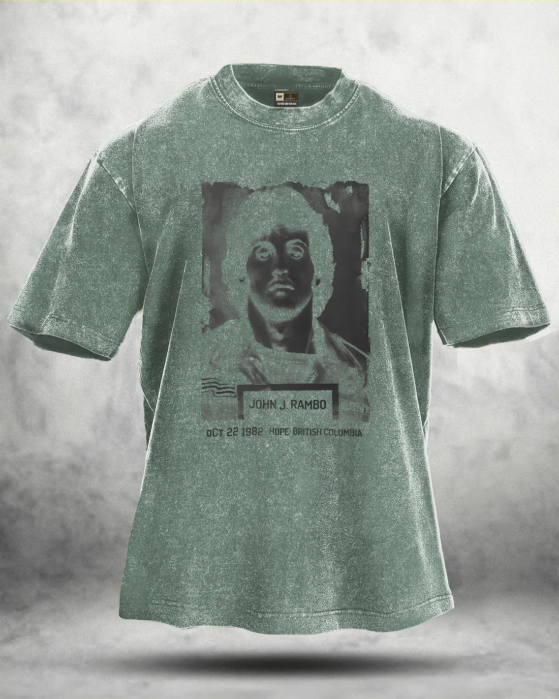 T-shirt délavé Rambo