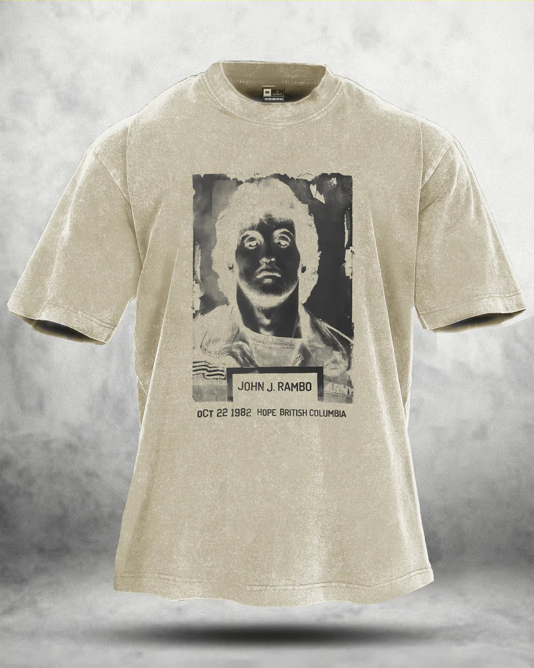 T-shirt délavé Rambo