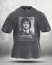 T-shirt délavé Rambo
