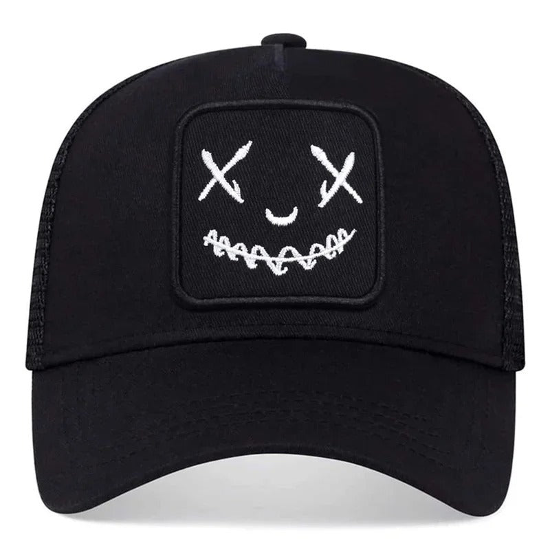 X Smiley Face Cap