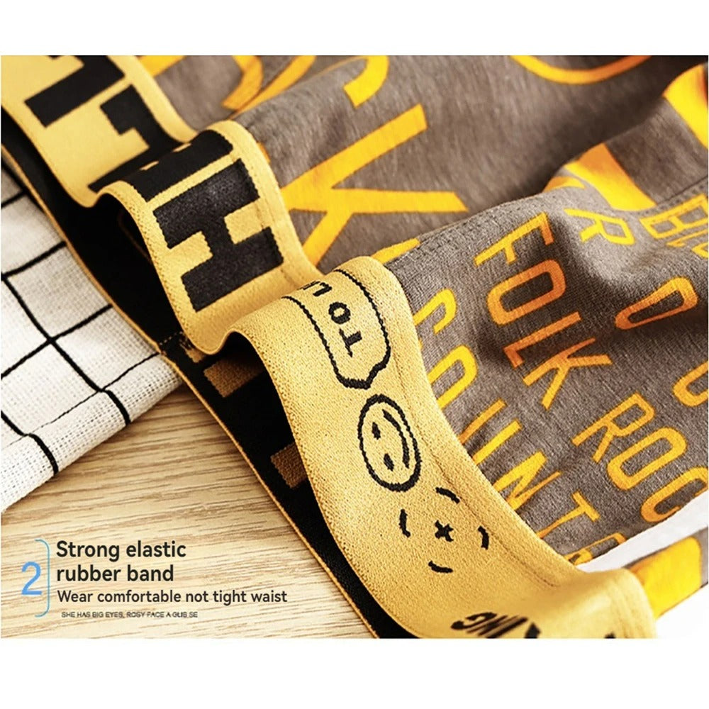 WYNR Hello Print Boxer Shorts - 3 pack