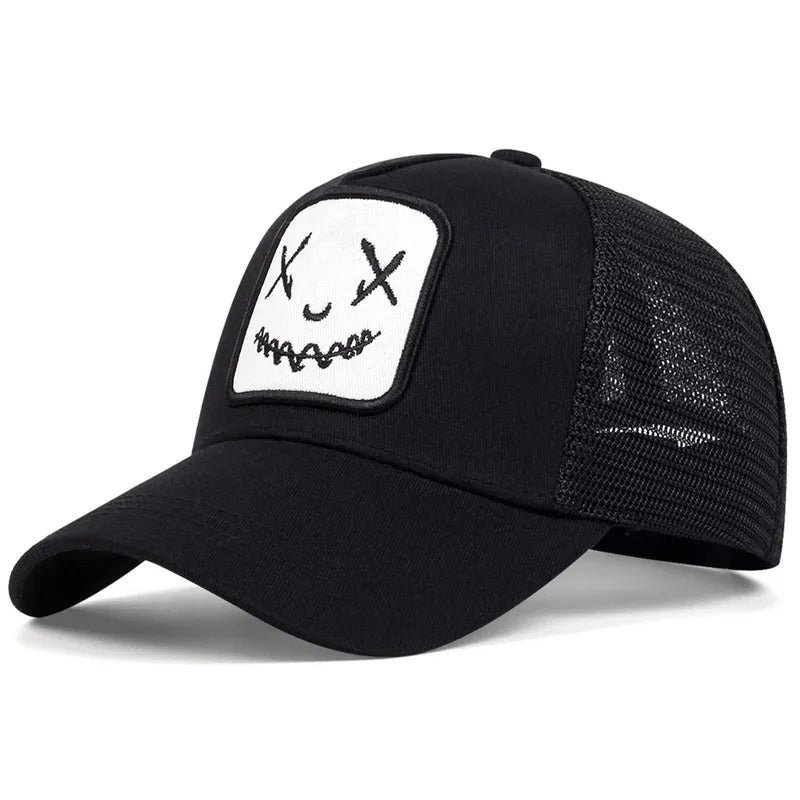 X Smiley Face Cap