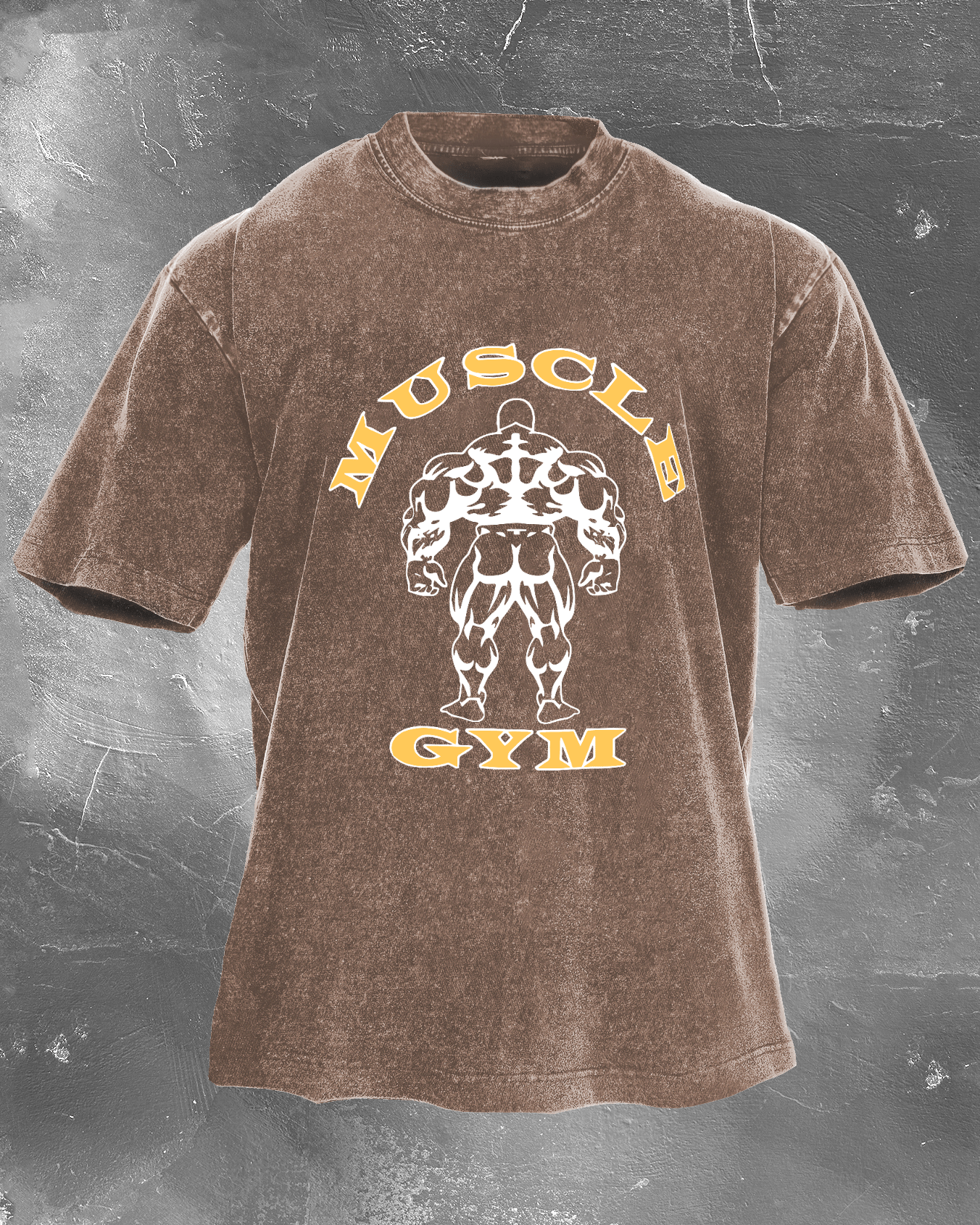 Muscle Gym Washed T-Shirt