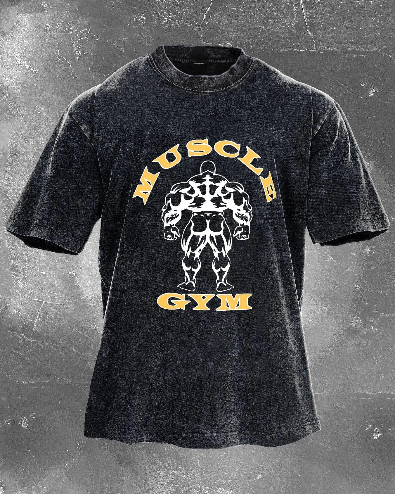 Muscle Gym Washed T-Shirt