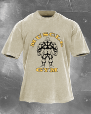 Muscle Gym Washed T-Shirt