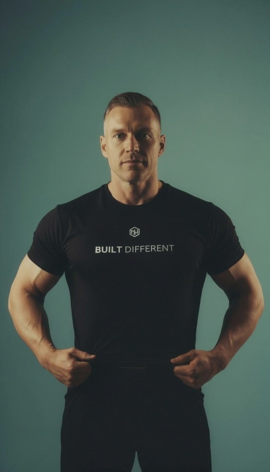 Load video: WYNR Built Different T-Shirt