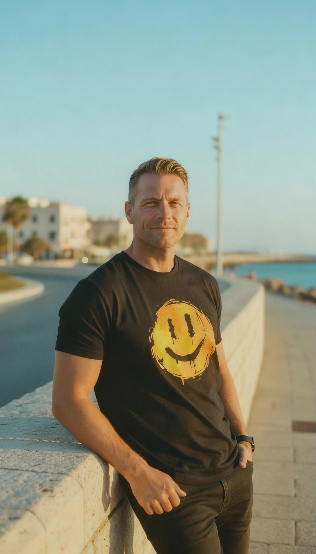 Load video: Happy Smiley T-Shirt