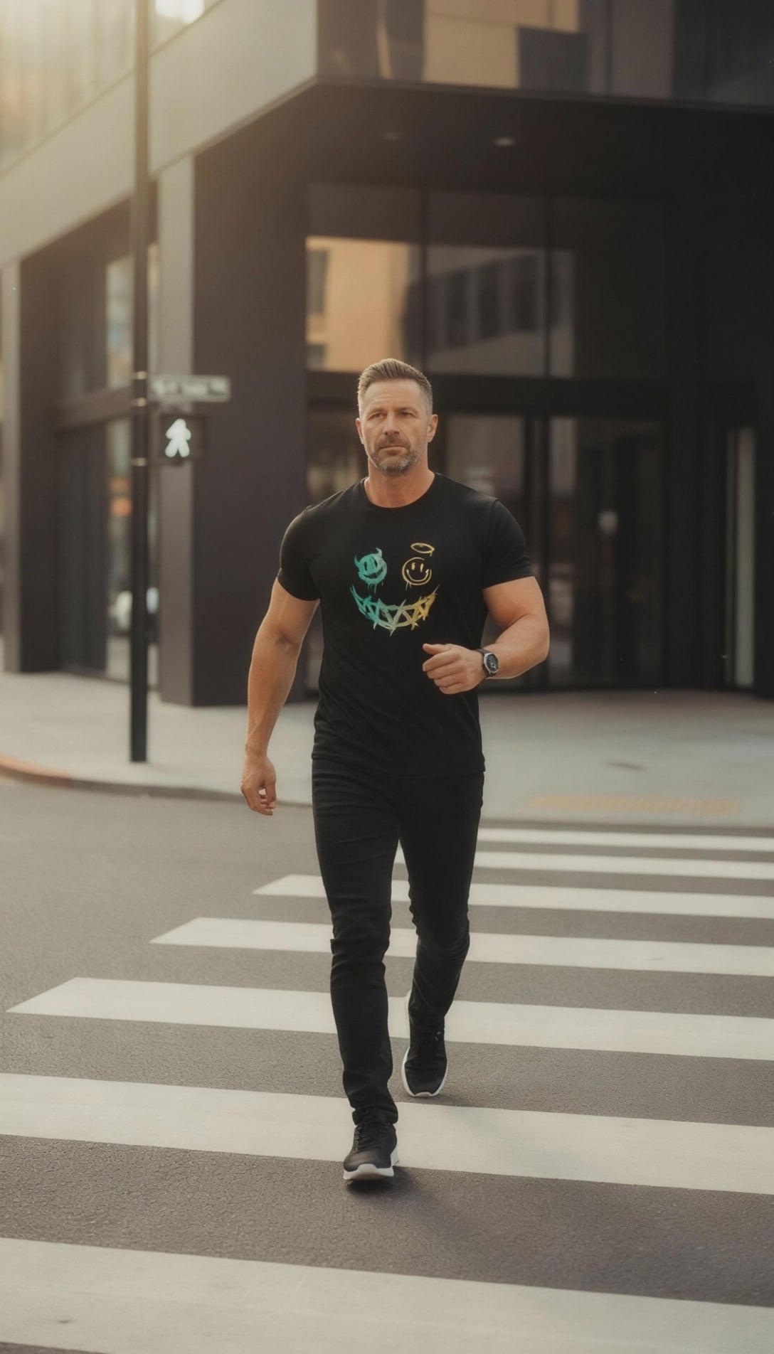 Load video: Devil Angel Smiley T-Shirt