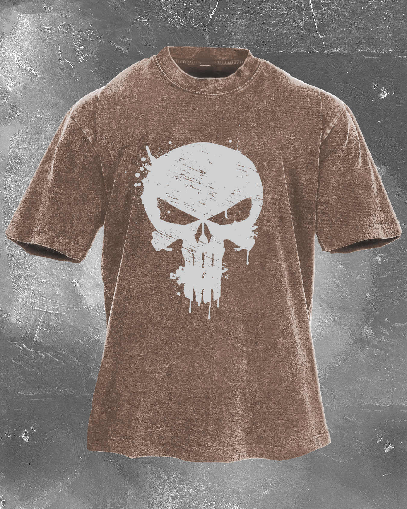 Camiseta Lavada Skull Crusher