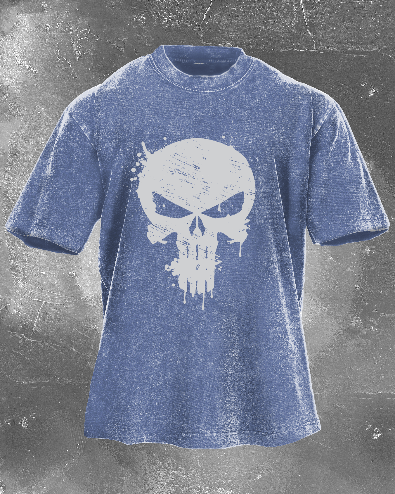 Camiseta Lavada Skull Crusher