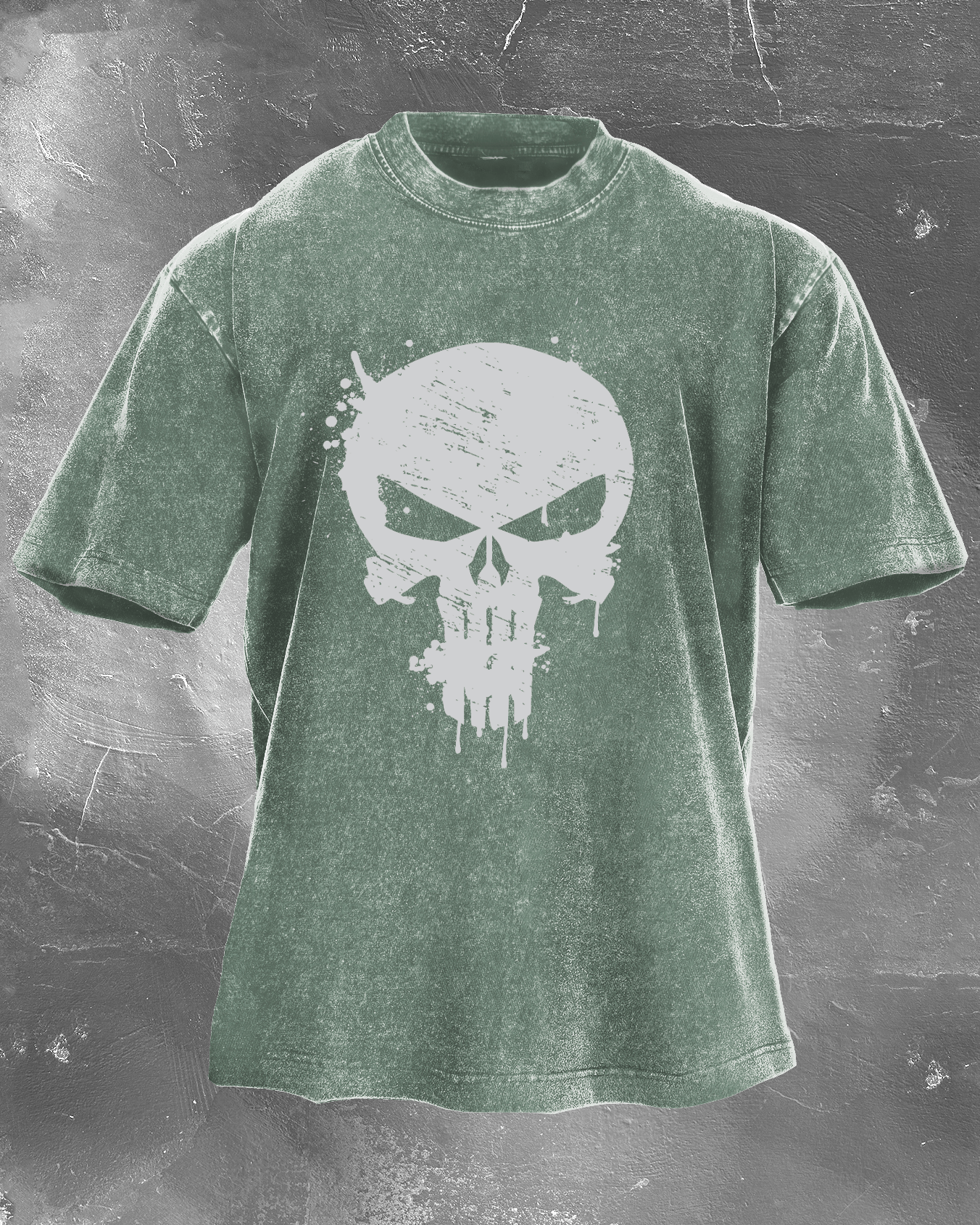 Camiseta Lavada Skull Crusher
