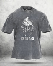 Spartan Faded Washed T-Shirt