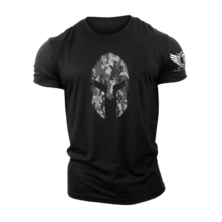Spartan Camouflage Helmet T-Shirt
