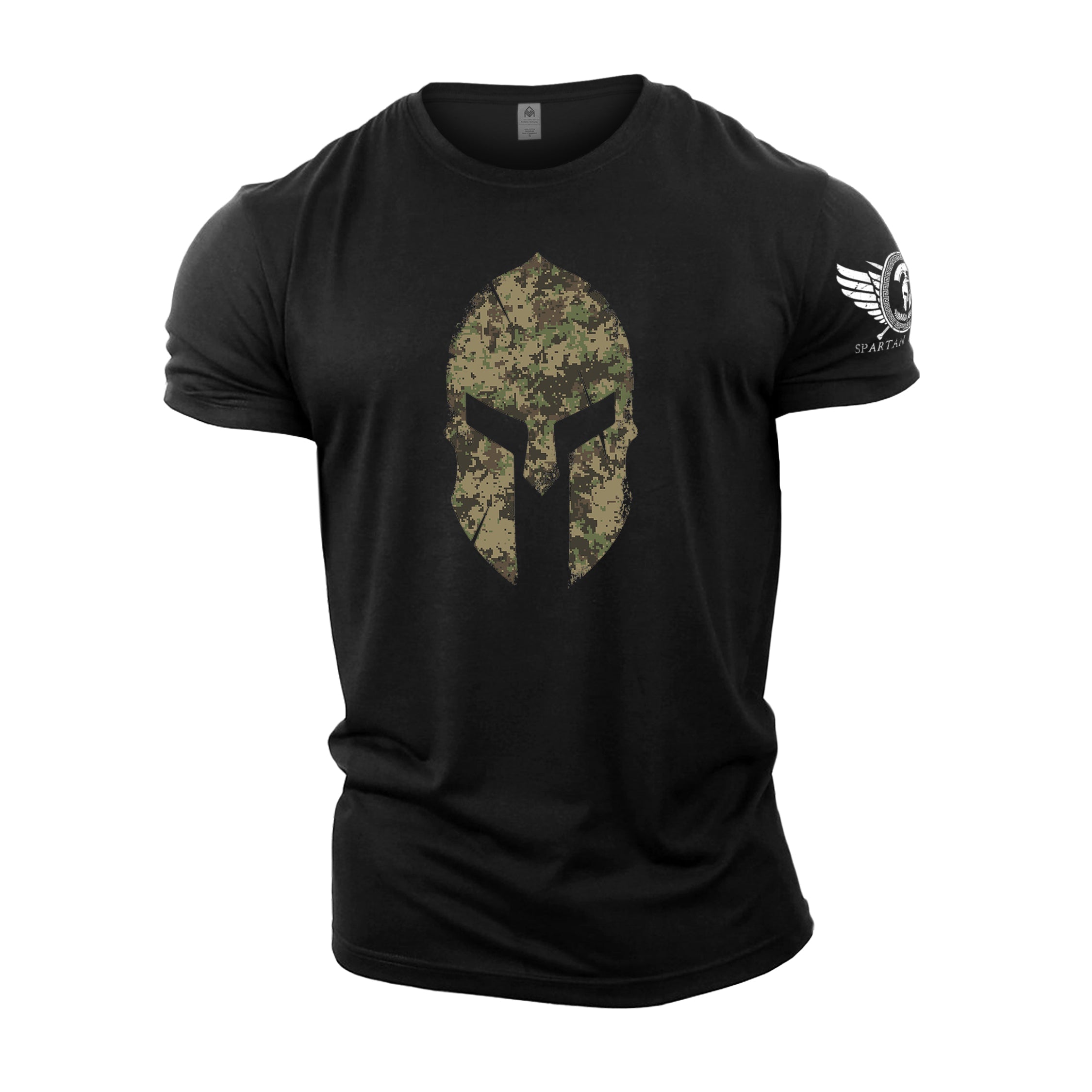 Spartan Camo Helmet T-Shirt