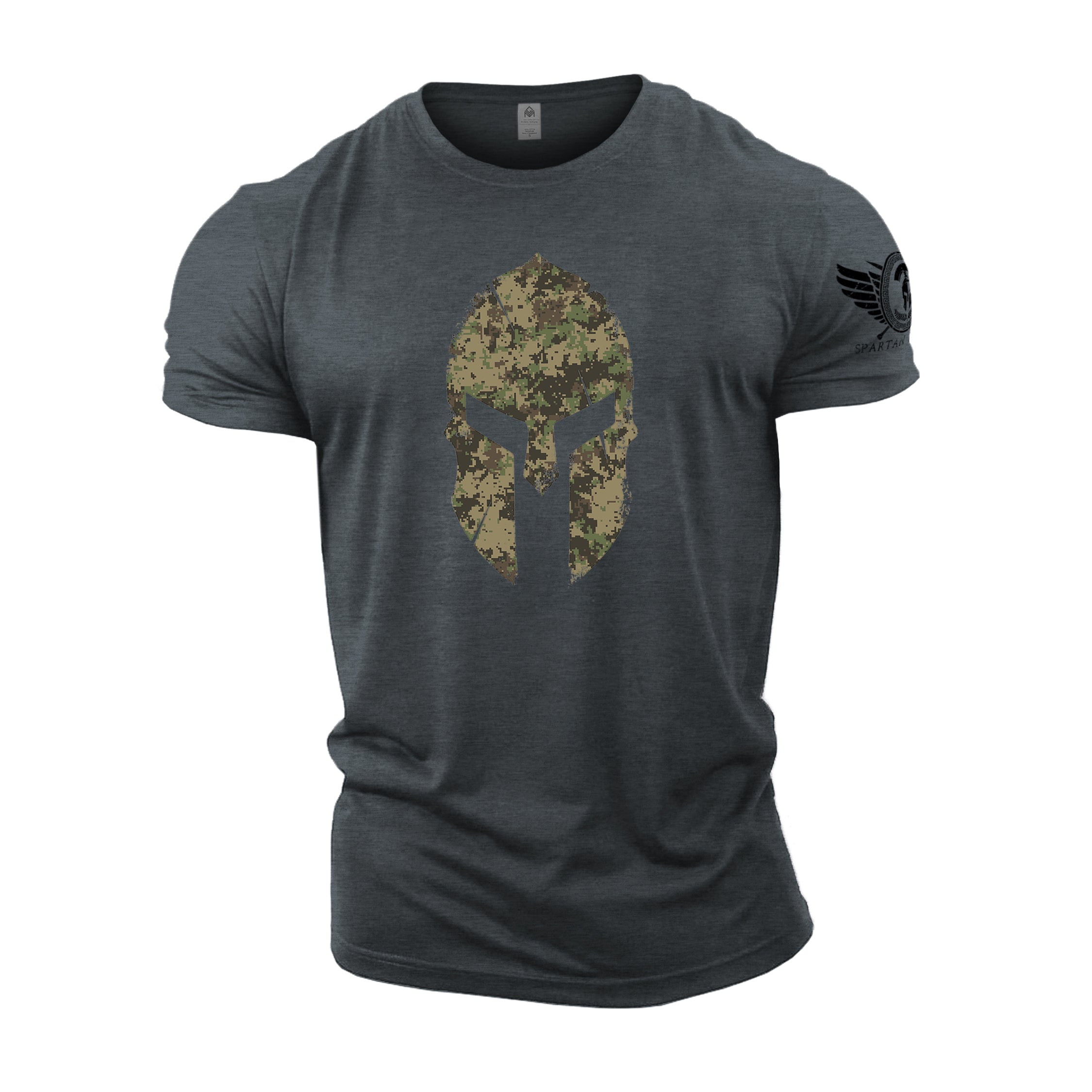 Spartan Camo Helmet T-Shirt