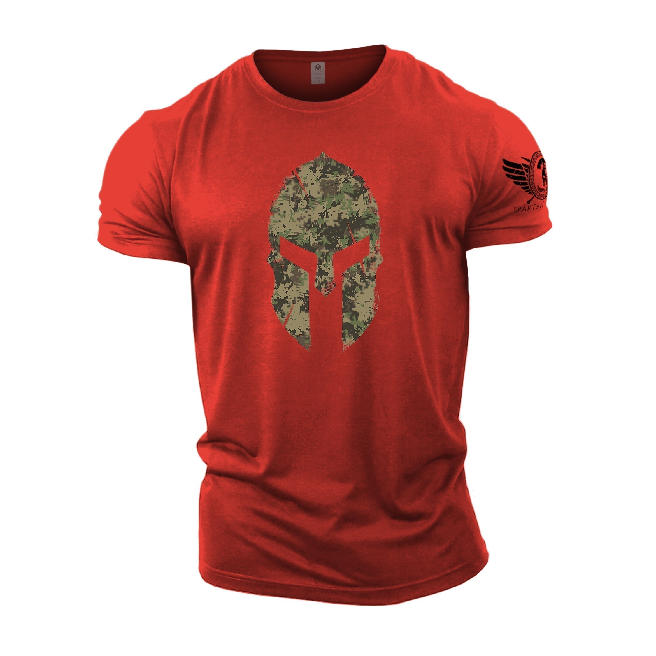 Spartan Camo Helmet T-Shirt