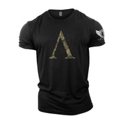 Spartan A Symbol Camo T-Shirt