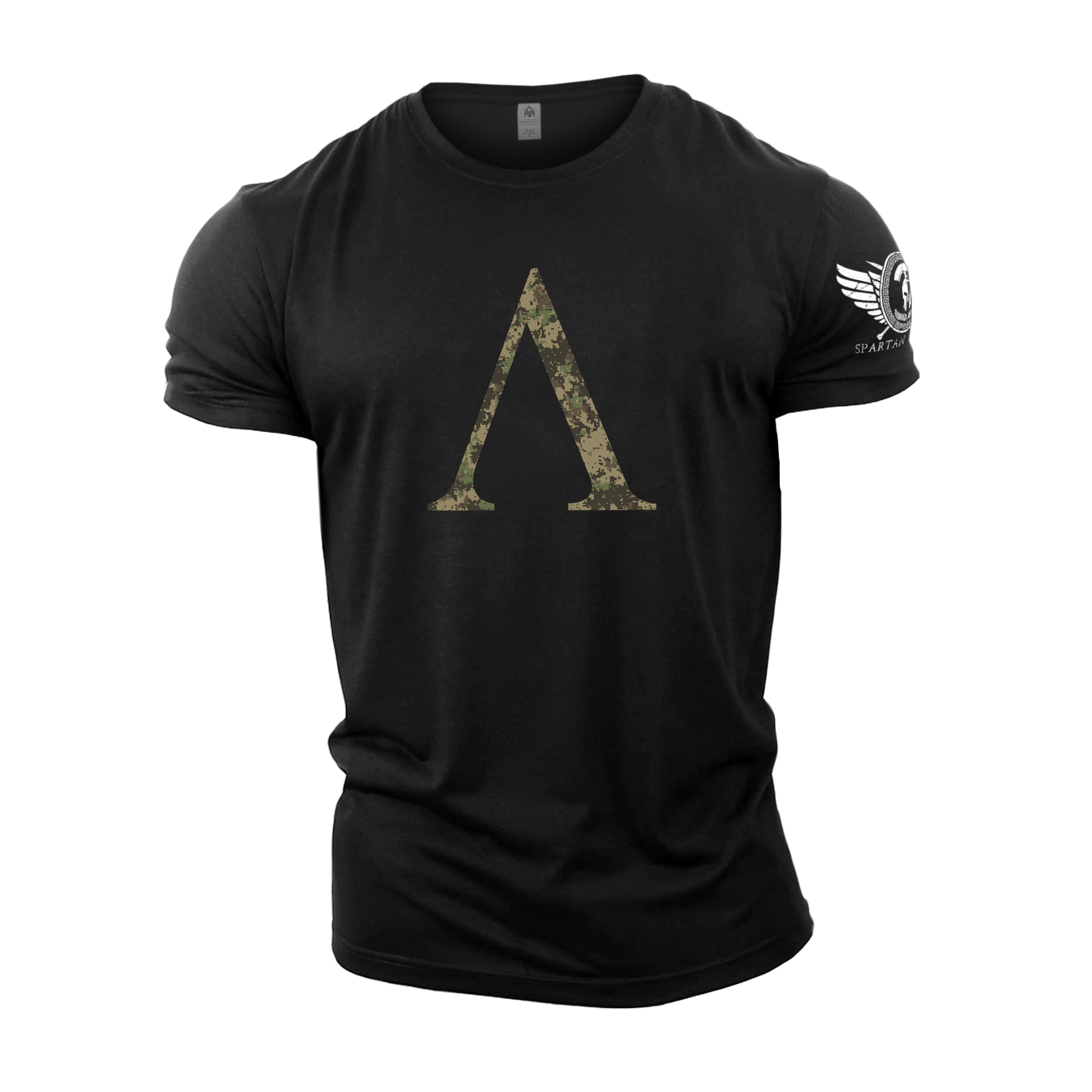 Spartan A Symbol Camo T-Shirt