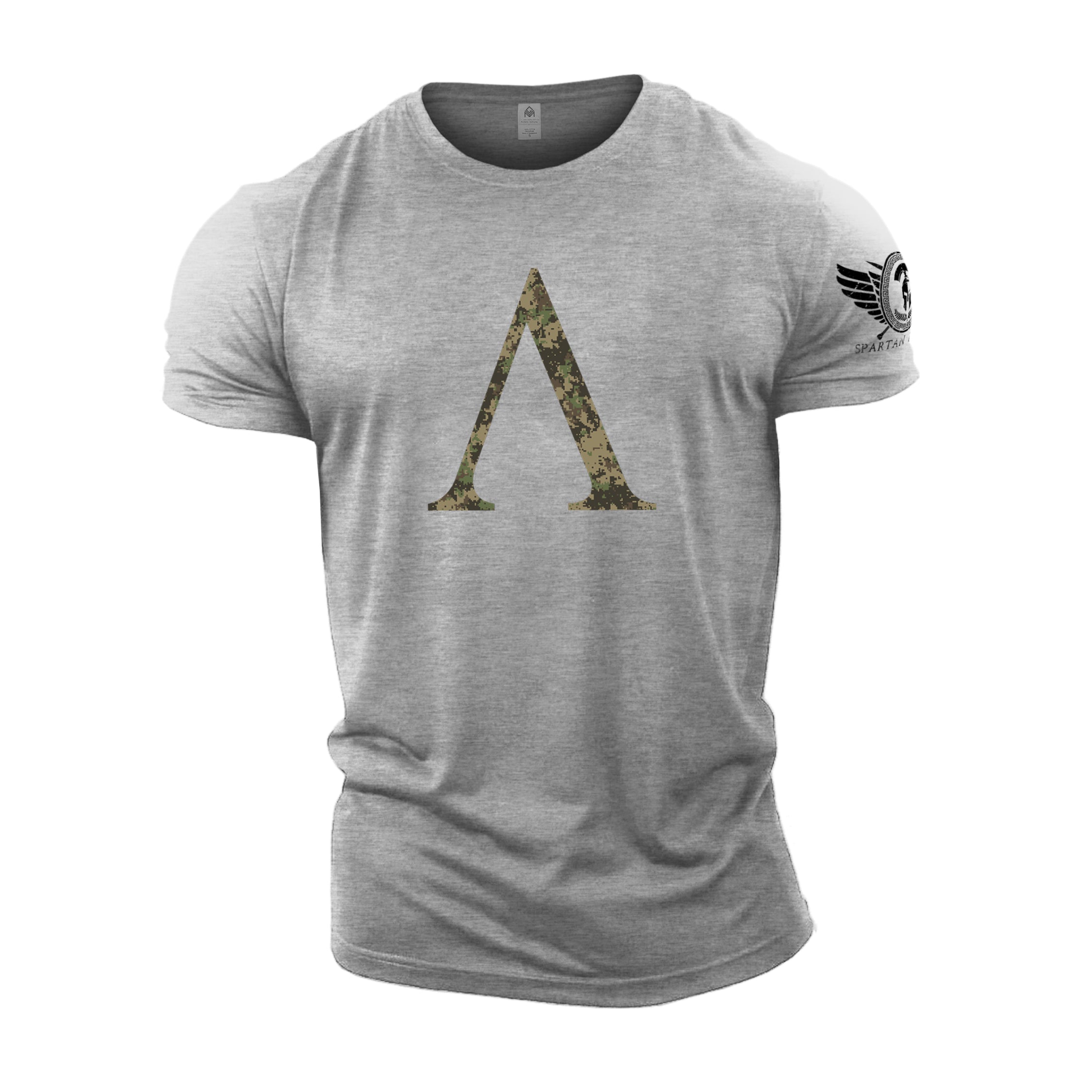 Spartan A Symbol Camo T-Shirt