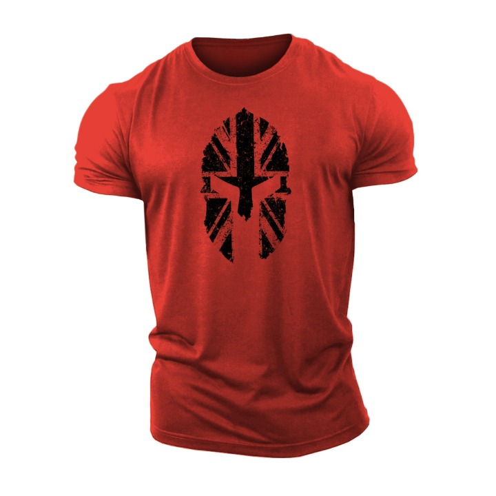 Spartan United Kingdom Helmet T-Shirt