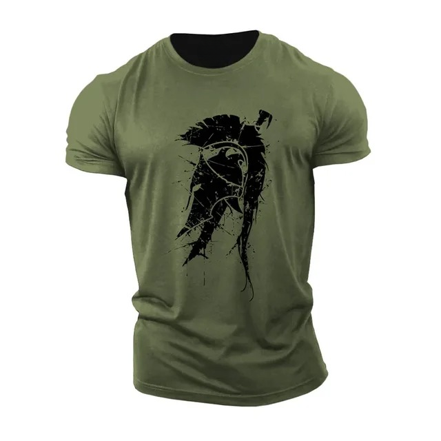 Spartan Sworded Helmet T-Shirt