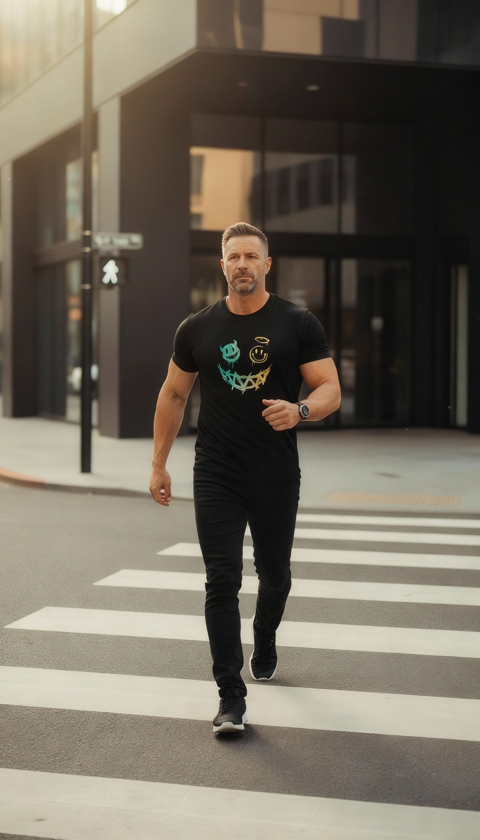 Devil Angel Smiley T-Shirt