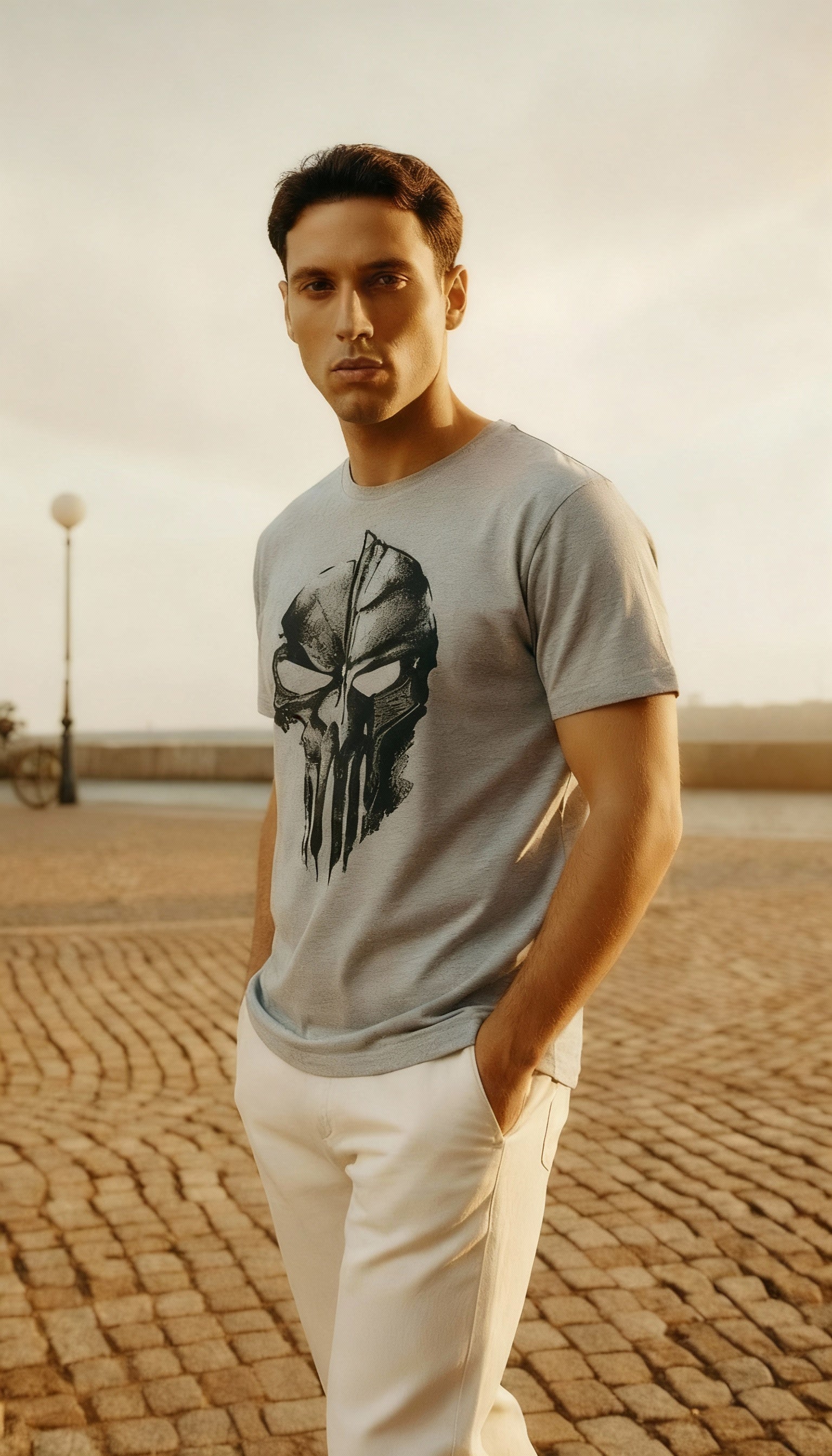 Spartan Skull Helmet T-Shirt