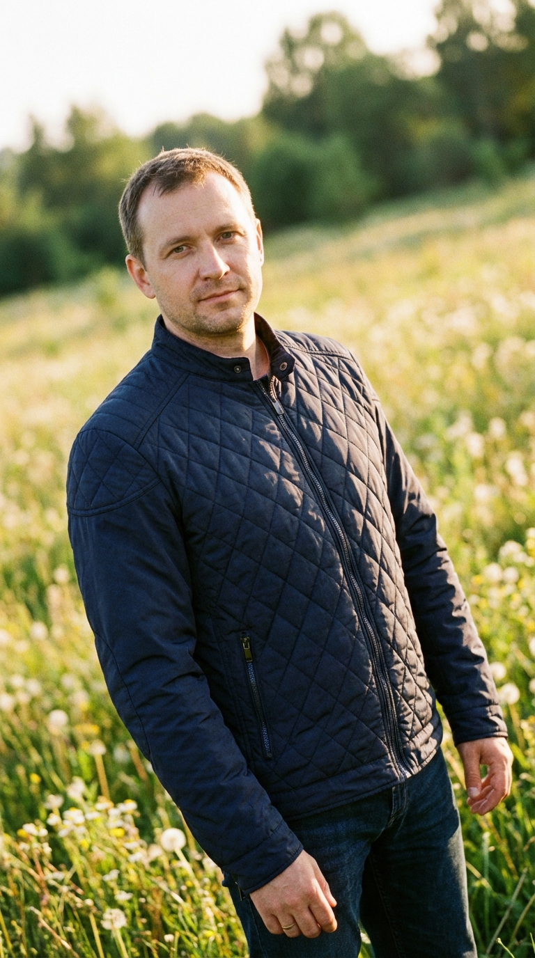 Lewis Quilted Bomber Jacket