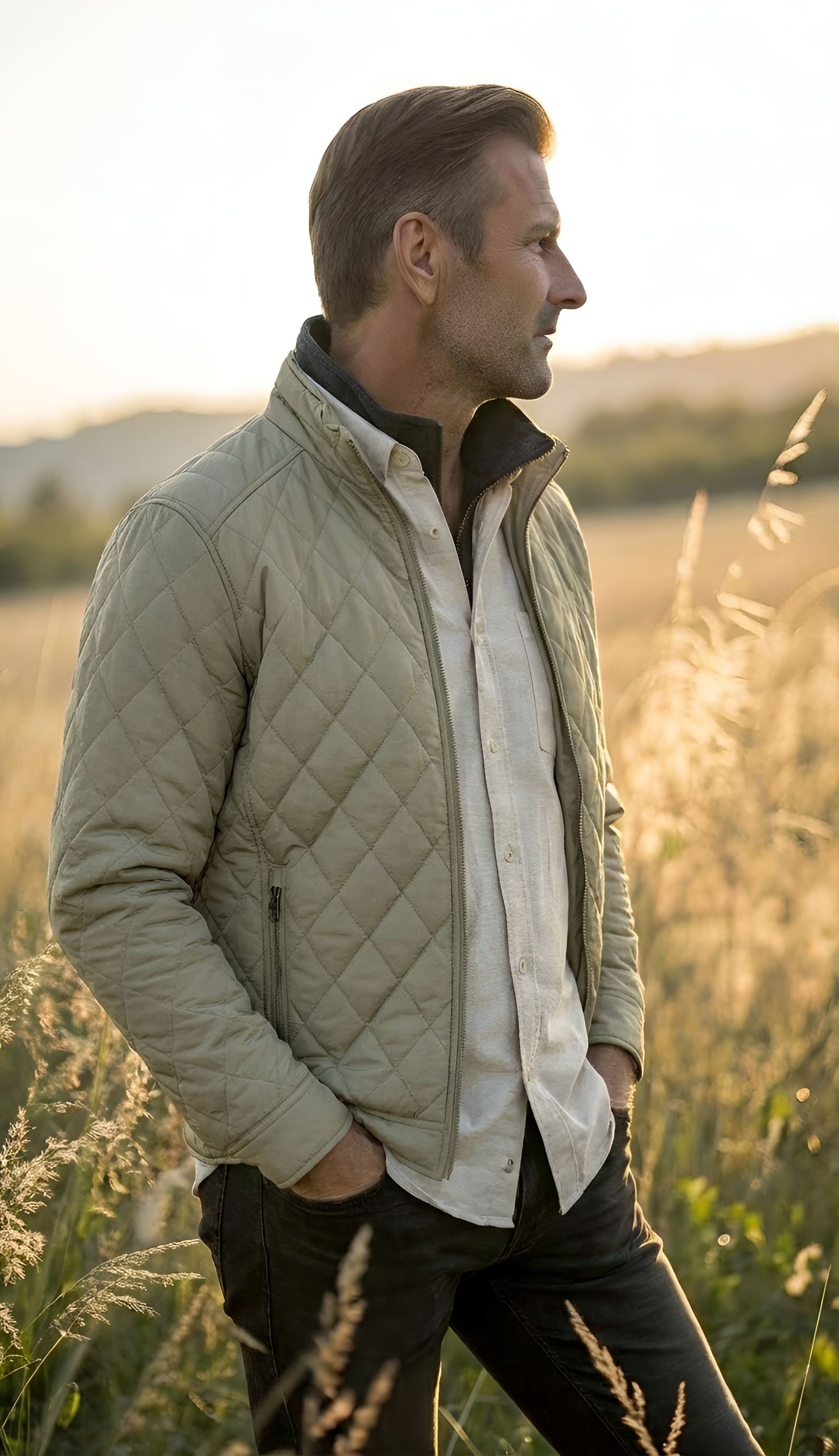 Lewis Quilted Bomber Jacket